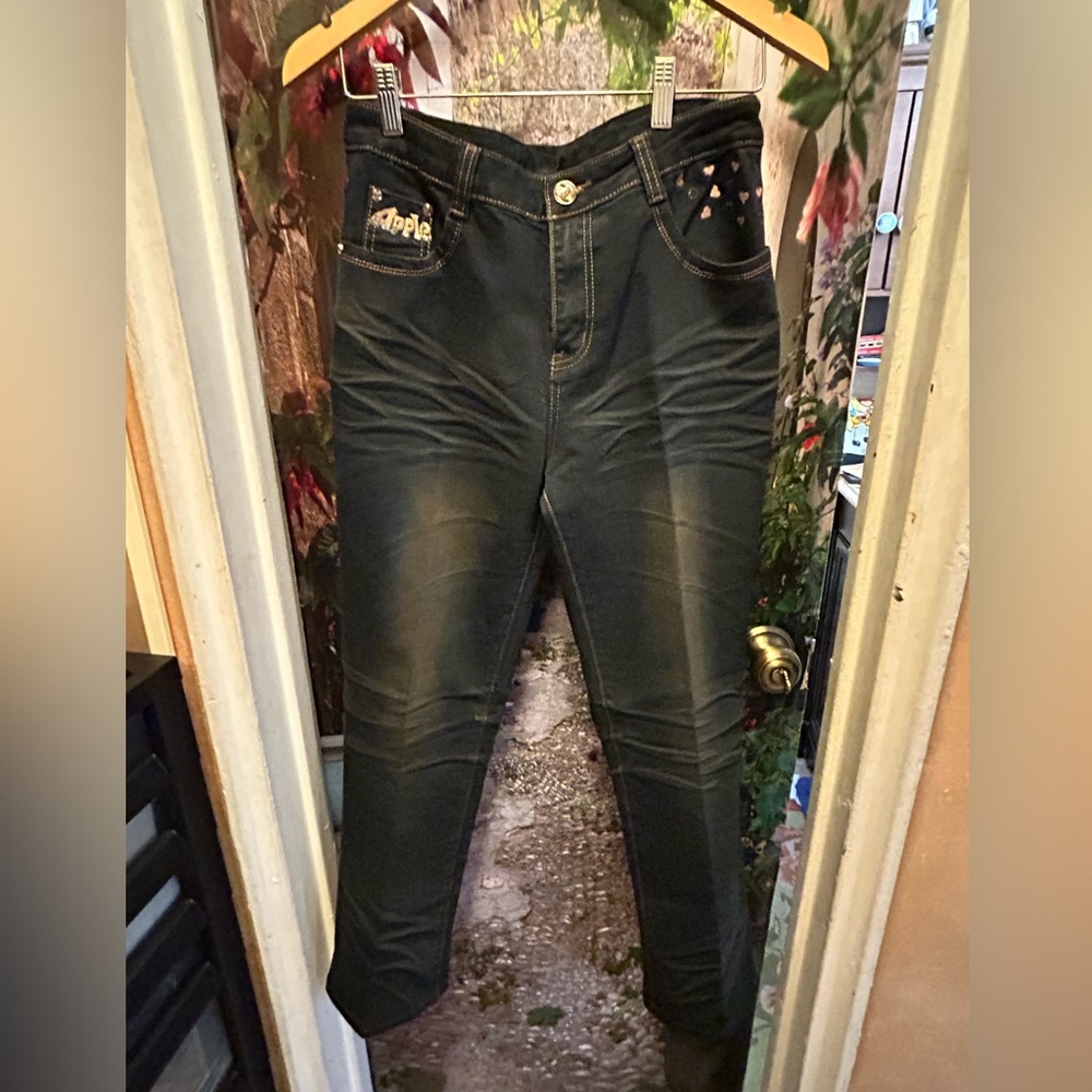 Apple bottom? Magic Girl teddy bears Jeans Girl Size XL